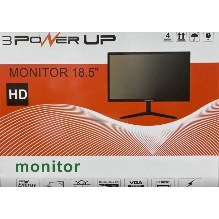 LED Monitor PowerUP Power Up 19&quot; inch 60hz murah