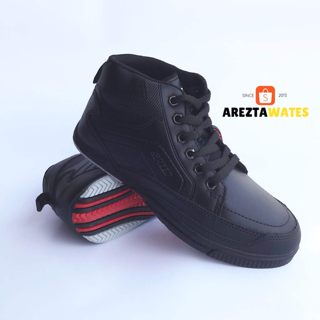 Sepatu speed hitam polos cocok buat sekolah kerja