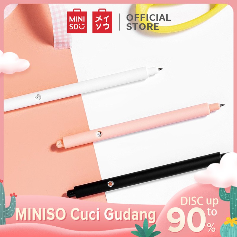 Miniso official We Bare Bear Series Press Pen 0.5mm