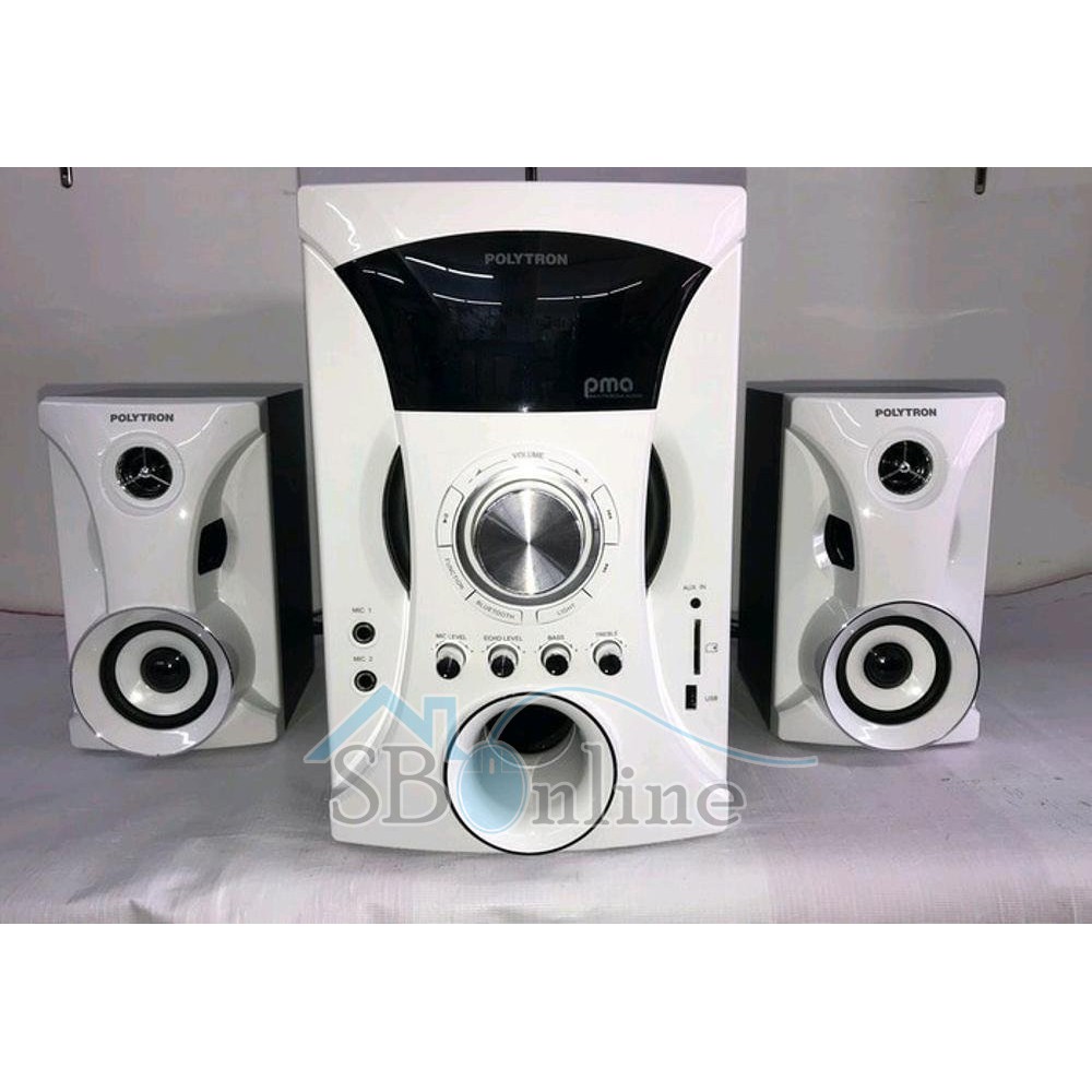 Speaker Aktif Multimedia Polytron PMA-9505 PMA9505 Bluetooth Karaoke USB