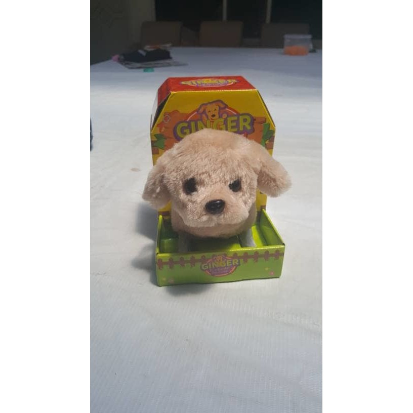 mainan anak robot robotan anjing golden ginger