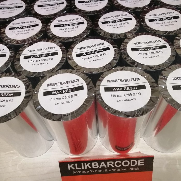 

RIBBON BARCODE SONY WAX RESIN SONY 110 X 300 METER