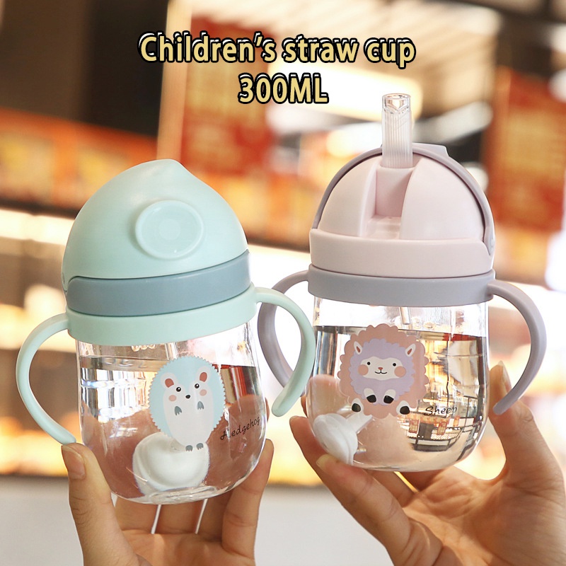 Cute Botol Bayi Anak Training Cup Baby / Botol Jerami Anak Aman-Won