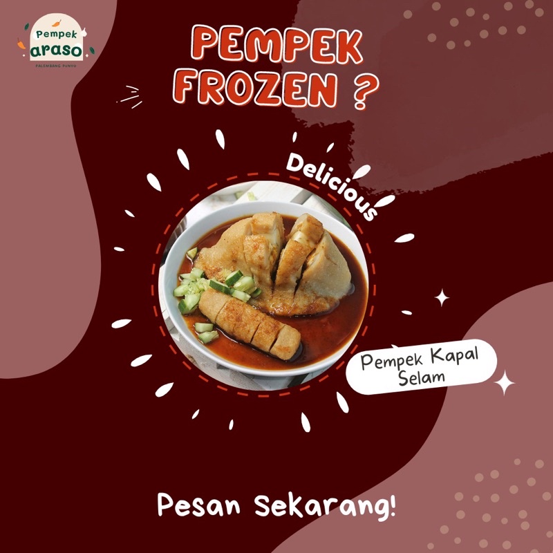 

Pempek Murah Enak 5 pcs Pempek Kapal Selam + cuko 250ml