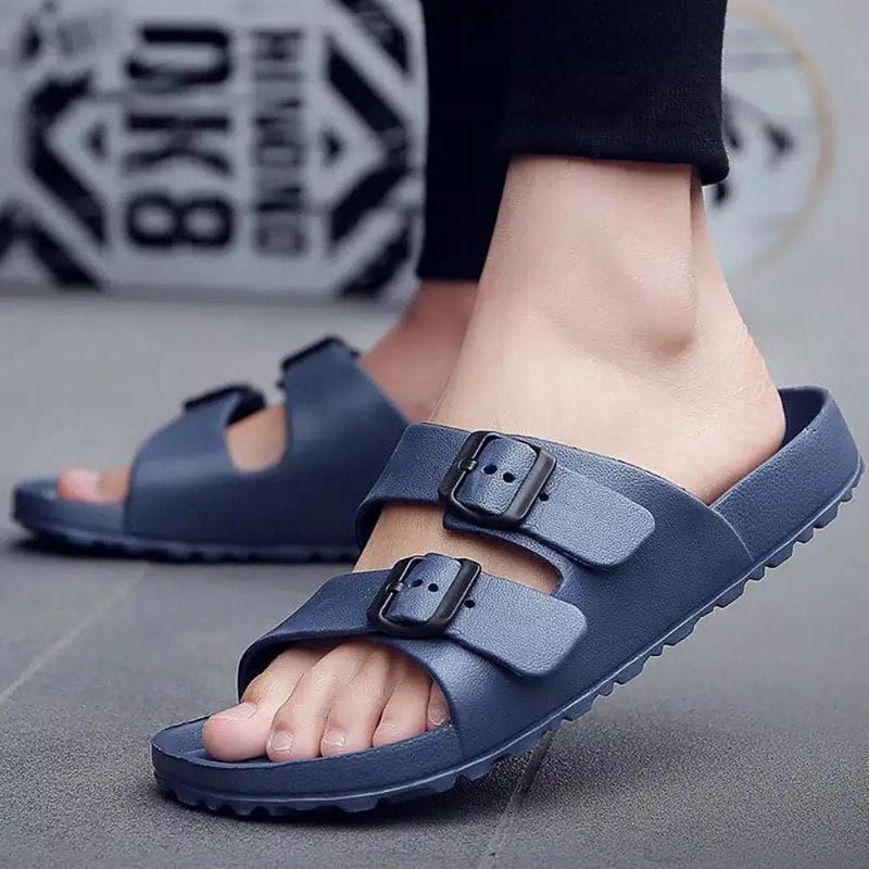 Sandal Pria Strap Dua Sendal Pria Casual Tali Dua