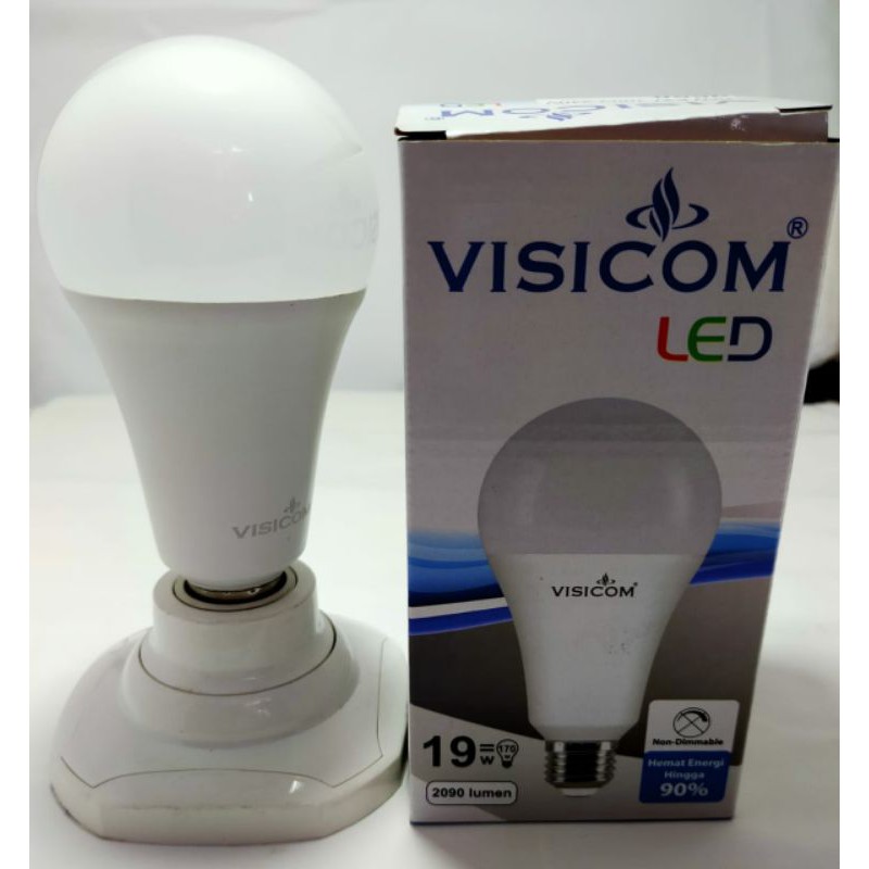 SUPER TERANG LED VISICOM 19 WATT (ORI) GARANSI 1 TAHUN. JUMBO LED