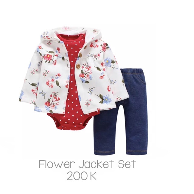 Flower jacket set