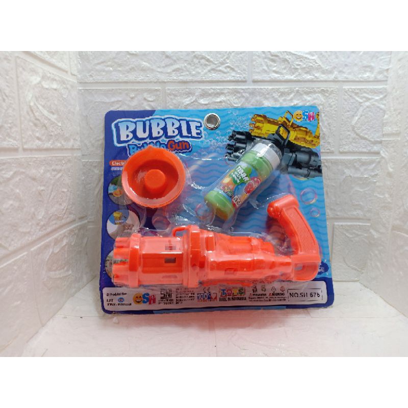 Promo Mainan Anak Anak Pistol Busa Pistol gelembung sabun Bubble Gun