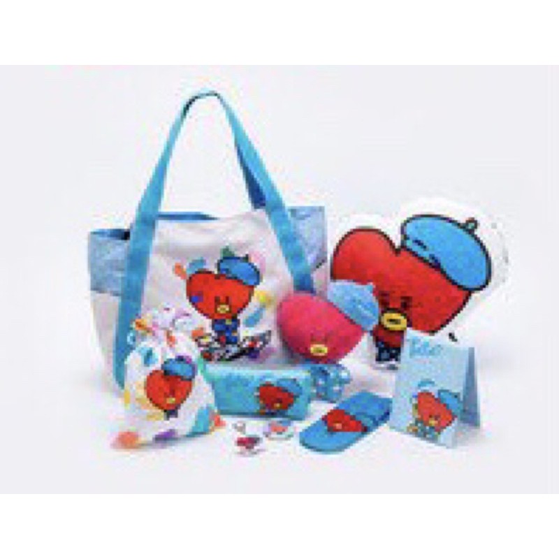 READY STOCK OFFICIAL SHARING BT21 TATA - HAPPY BAG LOFT JAPAN