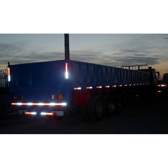 1pc Stiker Strip Reflektif Universal Untuk Peringatan Keamanan Berkendara Malam Hari