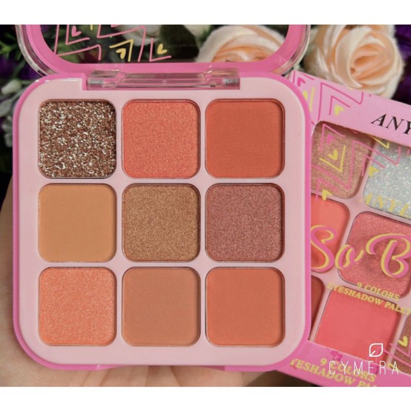 PROMO ECER!! EYESHADOW PALETTE ANYLADY SO BOHO 9 WARNA 941