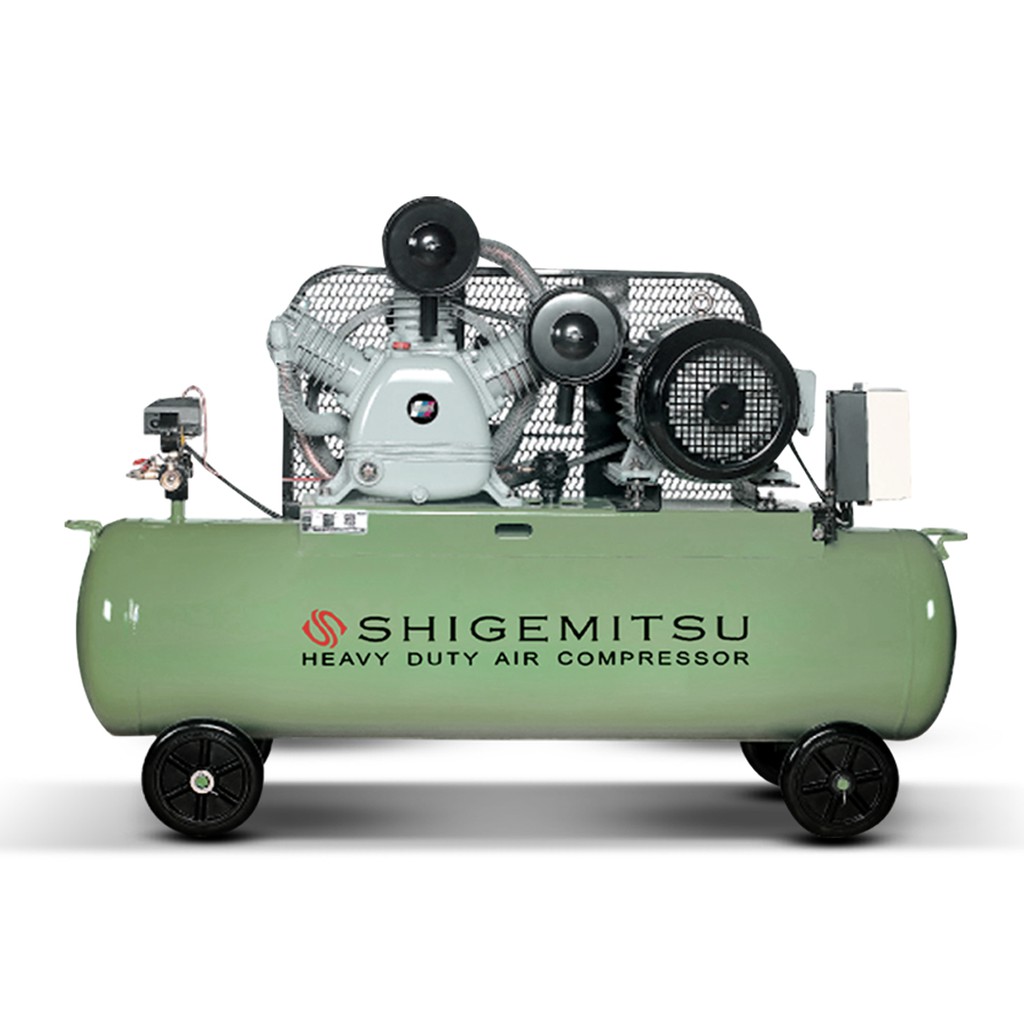 Kompresor Angin Listrik 10HP / 12 BAR 230L Shigemitsu W-0.80