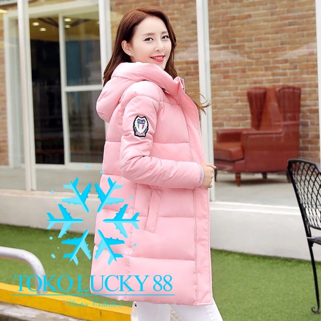 IMPORT MOLLAD Coat Parka Long Jaket Coat Mantel Parka Bulu Musim Dingin Winter