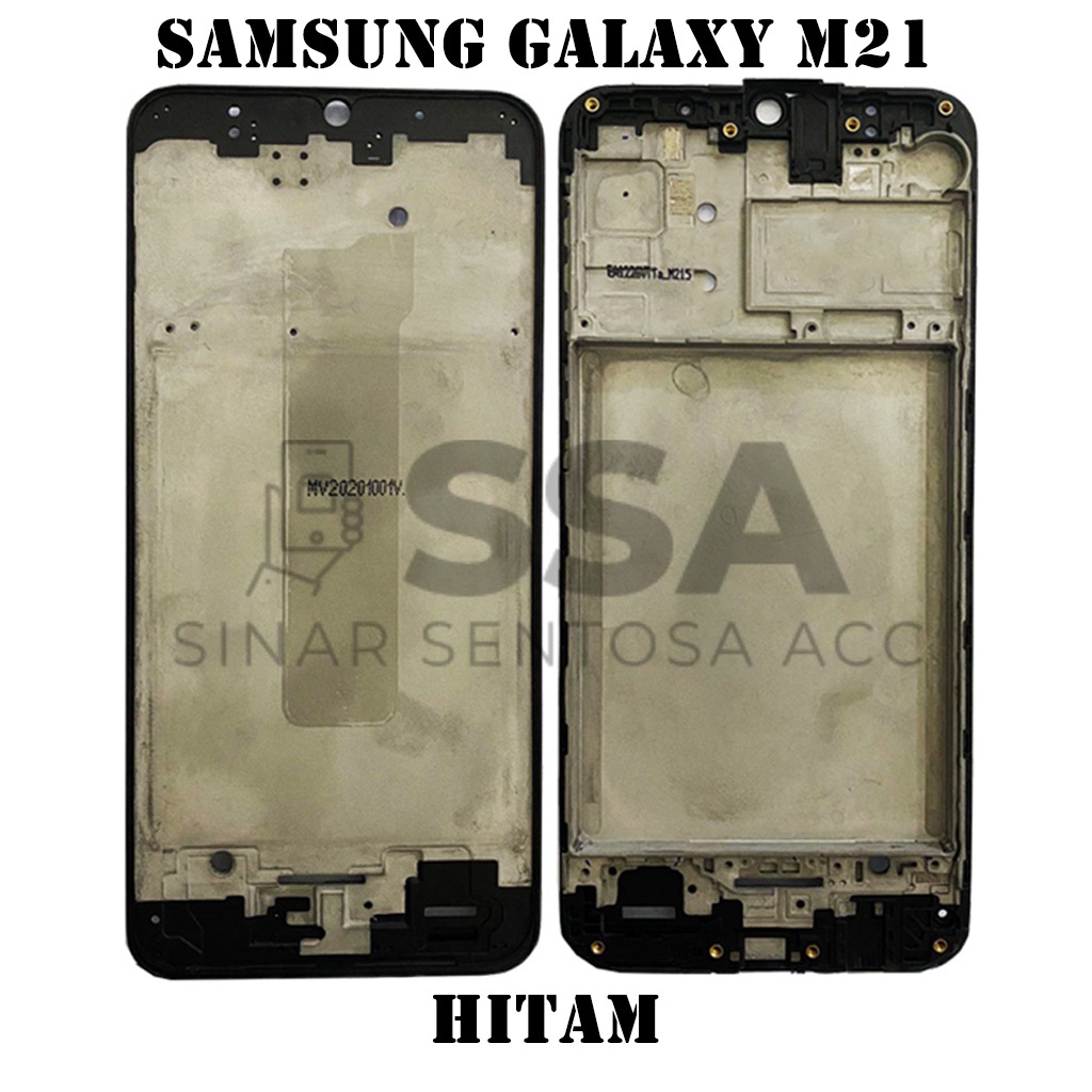 Tulang Tengah Middle Frame LCD Samsung Galaxy M21 Original 100% Tulang Casing Bezel Bezzel Bazel Handphone HP Ori Original Awet Murah M 21