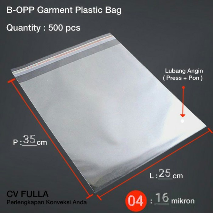 

Limited Promo Plastik Opp Ukuran 25 X 35 Cm 04 Mikron 500 Lembar