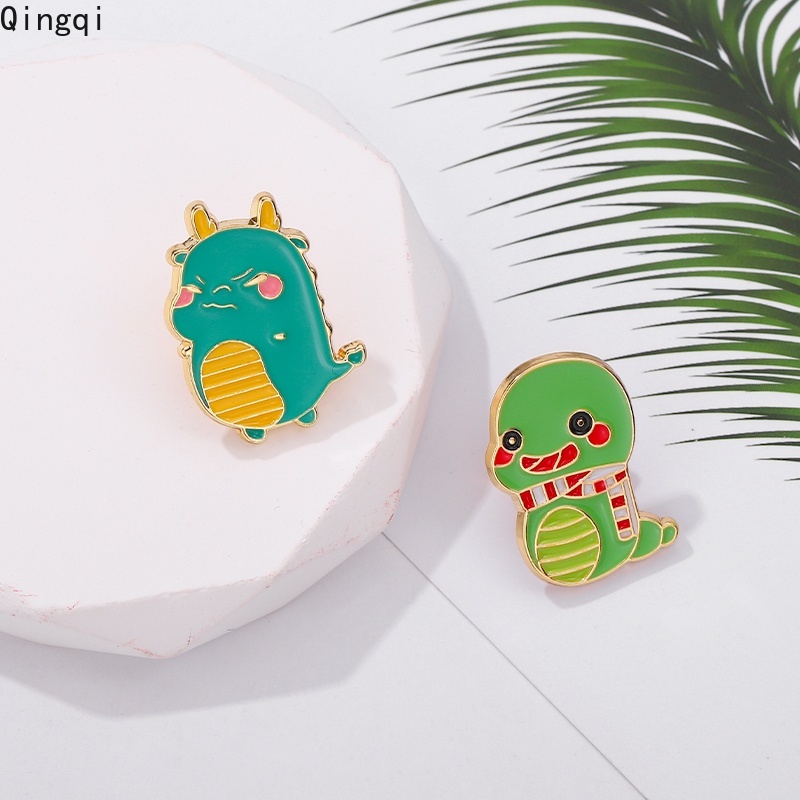 Bros Pin Enamel Desain Kartun Hewan Kecil Lucu Untuk Aksesoris Anak Unisex