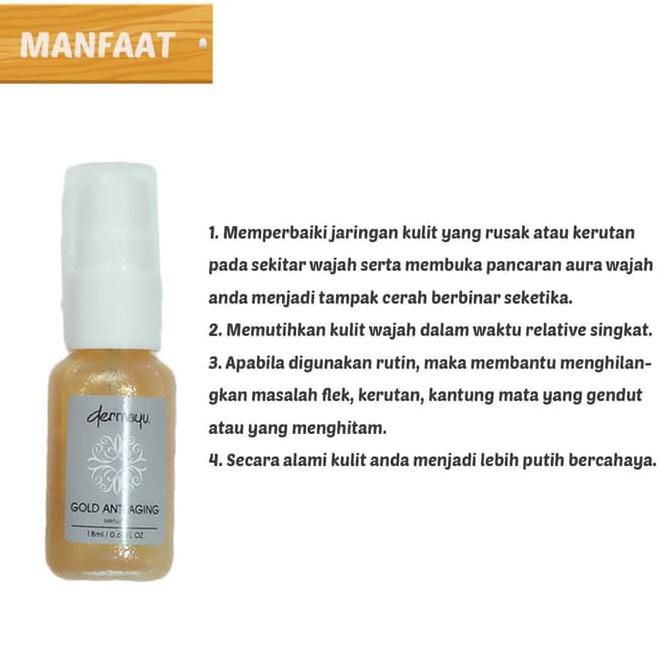 Serum Wajah Anti Aging - Darmayu Gold Anti Aging Kpw-242