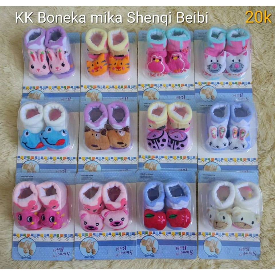 Kaos Kaki Boneka Bayi MIKA 0-12 Bulan