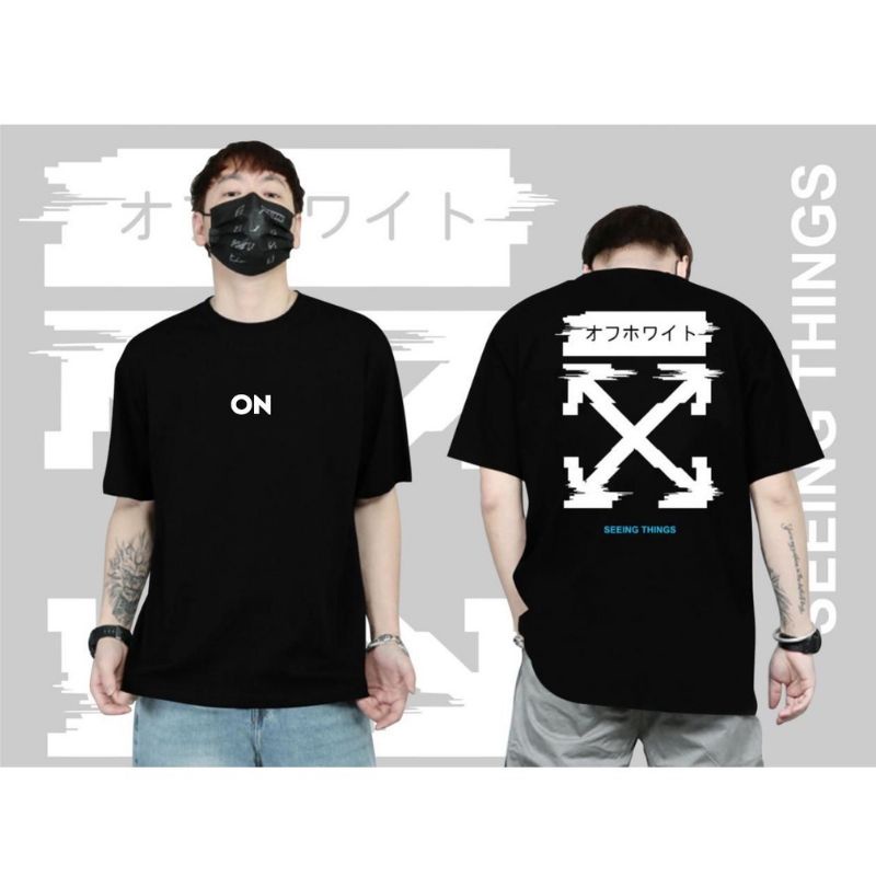 Kaos Murah Kaos Distro Murah Baju Distro Pria T-shirt Murah off Silang