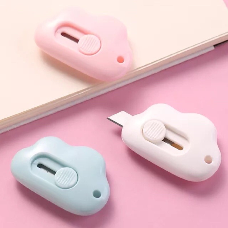 

[FAZADA] White Series - Cutter Mini Estetik , Cutter Mini Awan