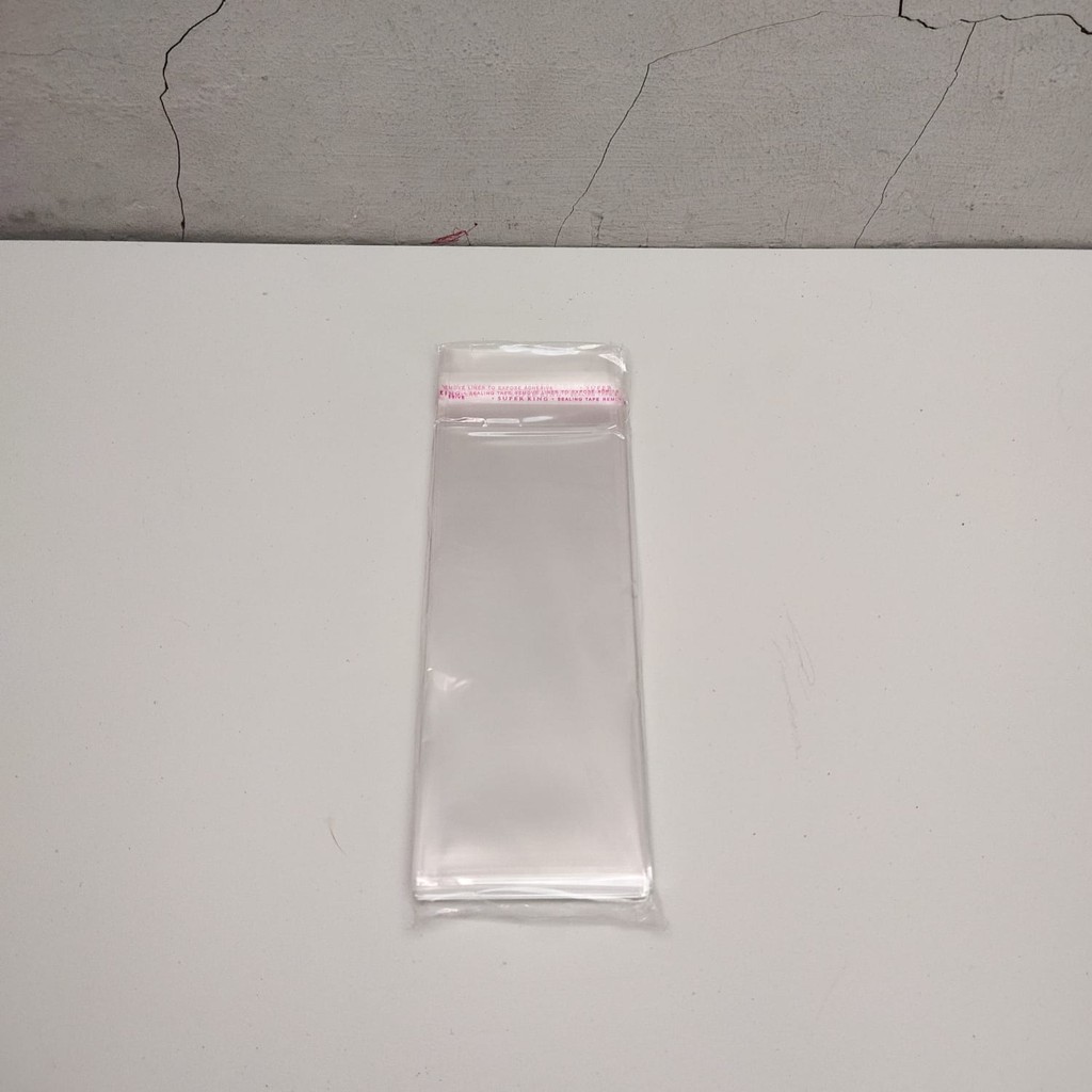 PLASTIK OPP LEM 7,5 x 15 cm 30s Micron PLASTIK OPP TEBAL isi 100 PCS