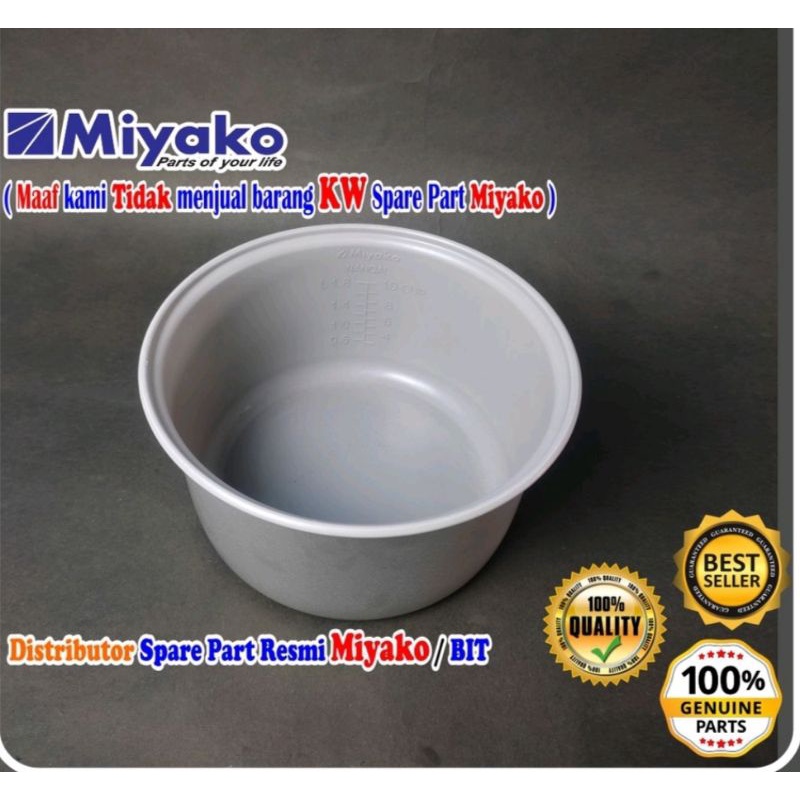 Panci teflon Magic Com Miyako Nanoal 1.8liter Original / Panci Miyako anti lengket 1.8L Original