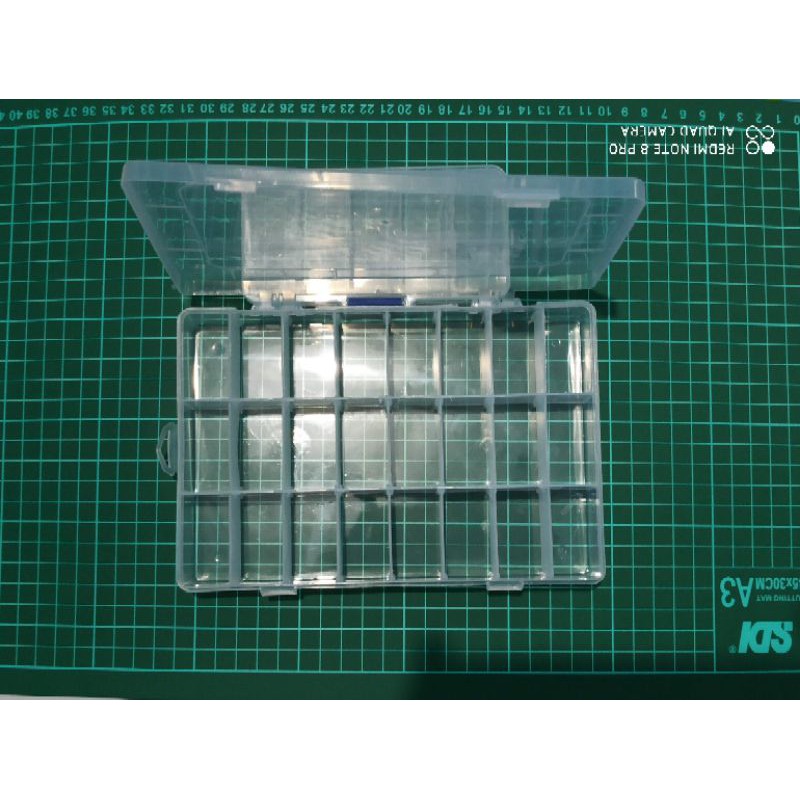 tamiya kotak box case motor dinamo penyimpan part besar