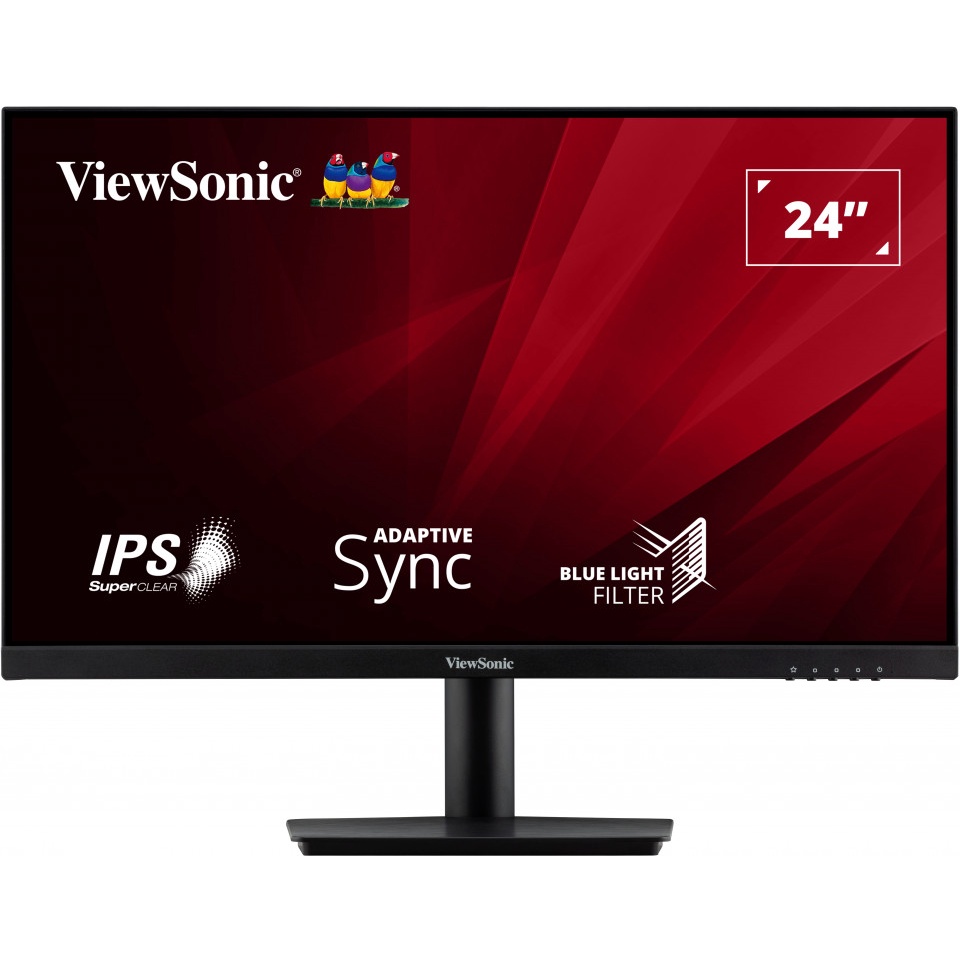 LED Monitor VIEWSONIC VA2409-H 23.6&quot; 75Hz Full HD HDMI VGA - VA2409H