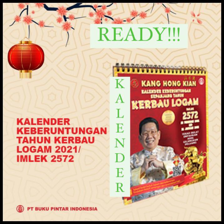 

Ready Kalender 2021 Hongsui Fengsui Kang Hong Kian Kerbau Logam