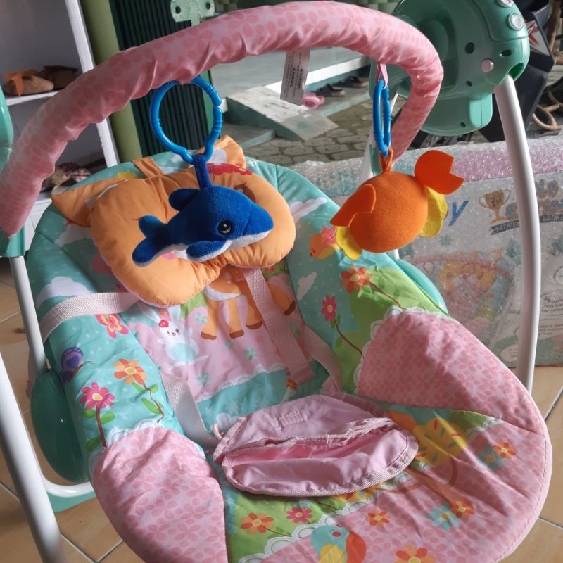 sugar baby/sugar baby bouncer swing/baby swing/ayunan elektrik/preloved