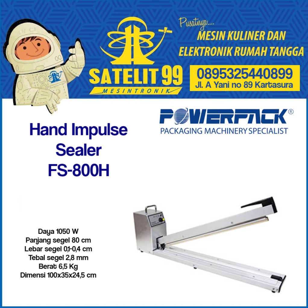 Hand Impulse Sealer POWERPACK FS-800H