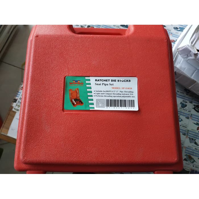 Snai Pipa Set Ratchet 1/2 - 2 Inch - Wipro SP114LD 2"