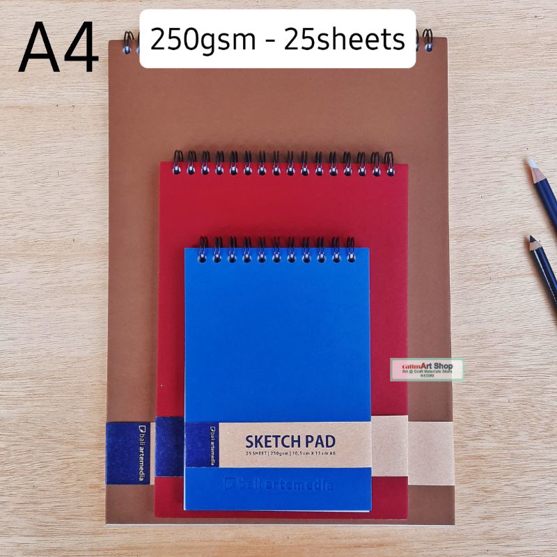 Sketch Pad Bali Artemedia A4 250gsm