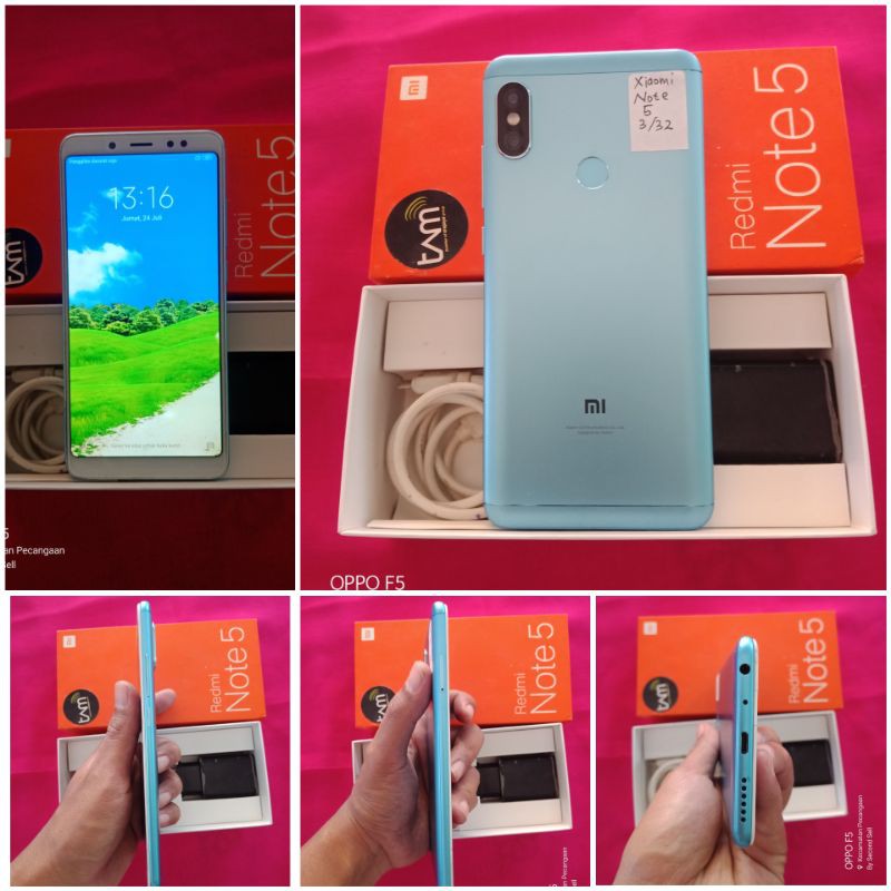 Xiaomi Redmi Note 5 3/32 Bekas ex TAM (ada bercak)
