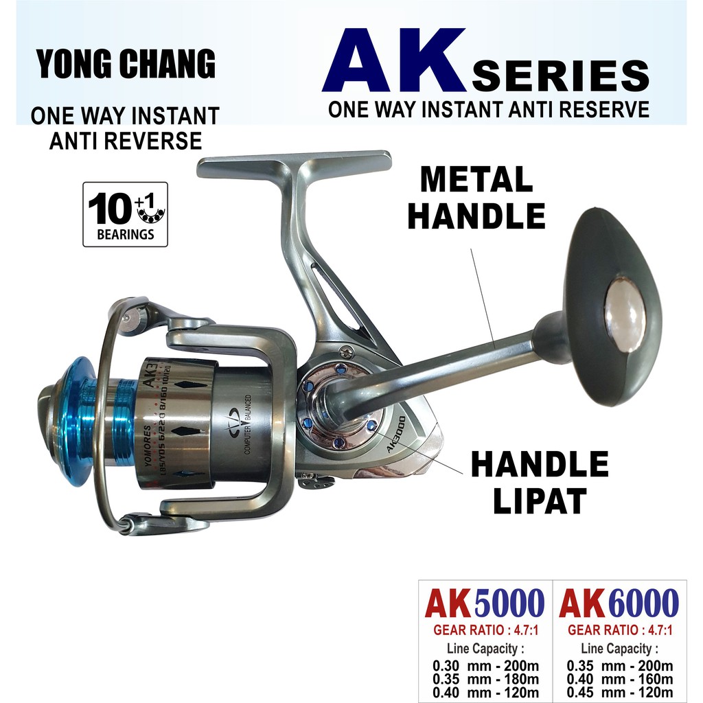 YONG CHANG AK 4000 5000 6000 REEL