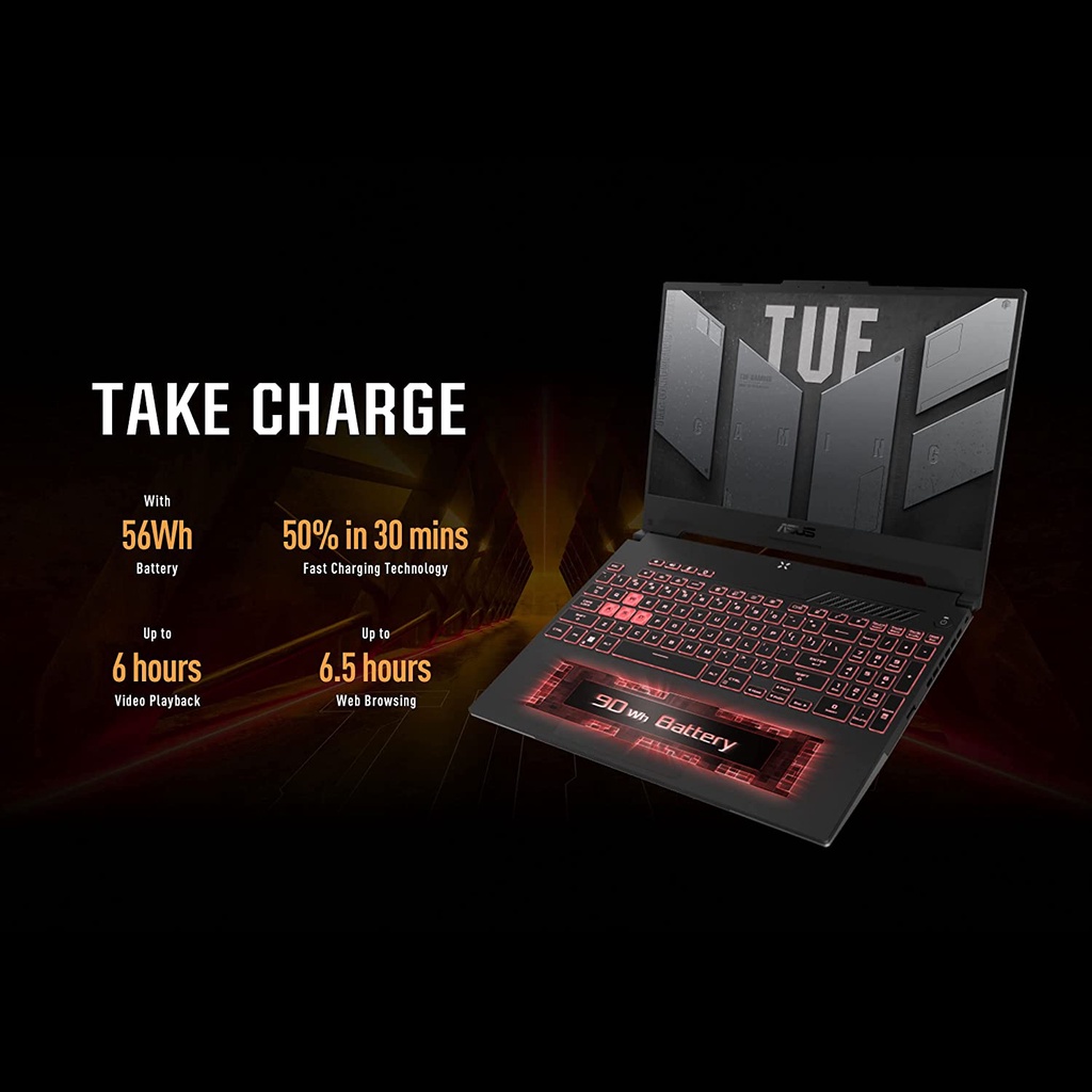 ASUS TUF FA507RC RYZEN 7 6800H  RTX3050 4GB 16GB RAM