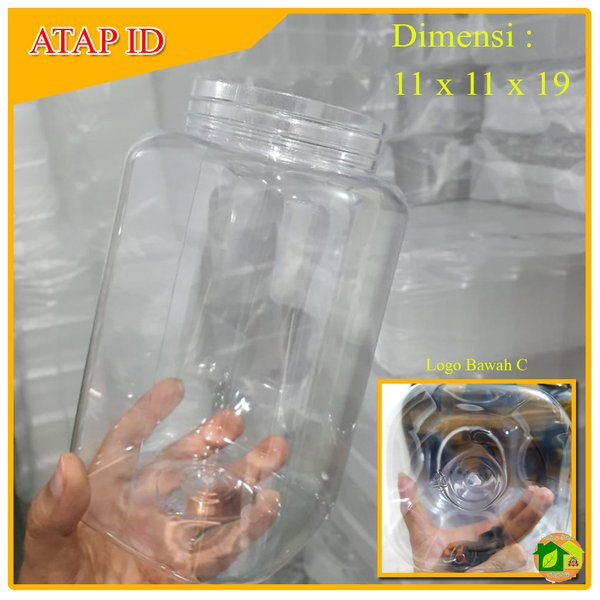 TOPLES cupang / Ikan Cupang / Cupang Hias 2 LITER TANPA TUTUP PET BENING