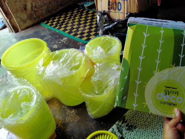 Toples Canister Ungu 4pc Gratis 1pc Seger