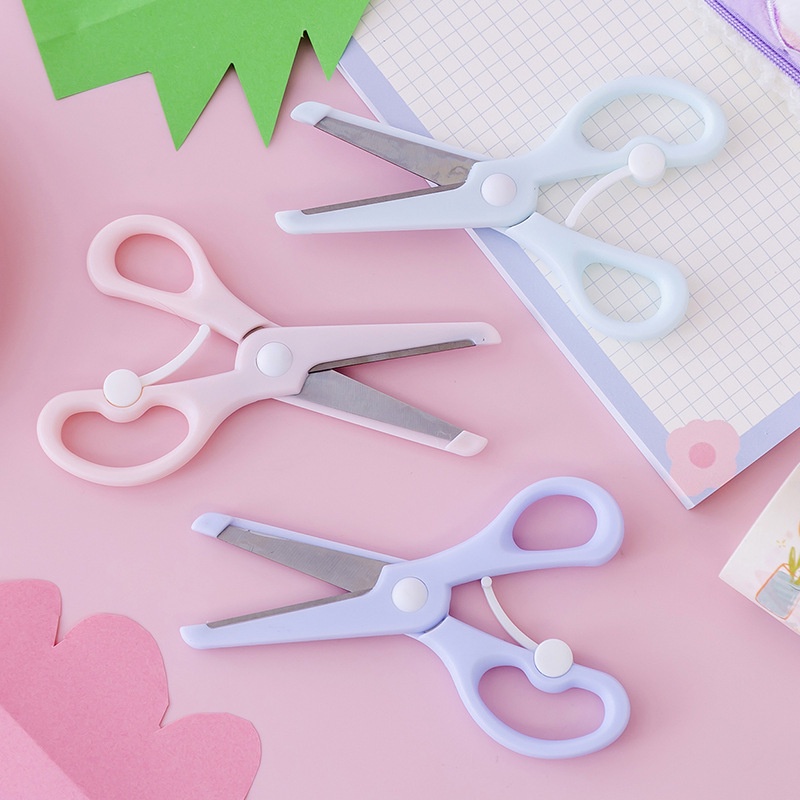 

Alat Tulis Belajar Stationery Gunting Sekolah Ujung Tumpul Aman Digunakan Portabel Gunting Bayi