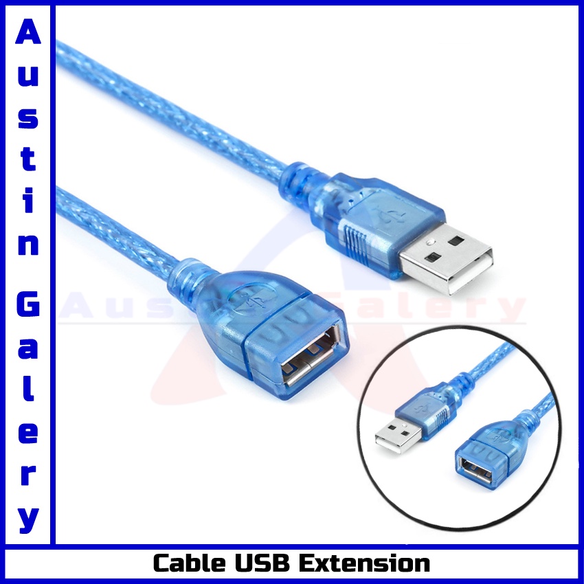 USB Extension USB 2.0 Male TO Female / Kabel USB Ekstensi 1.5M Untuk PC Laptop USB HUB