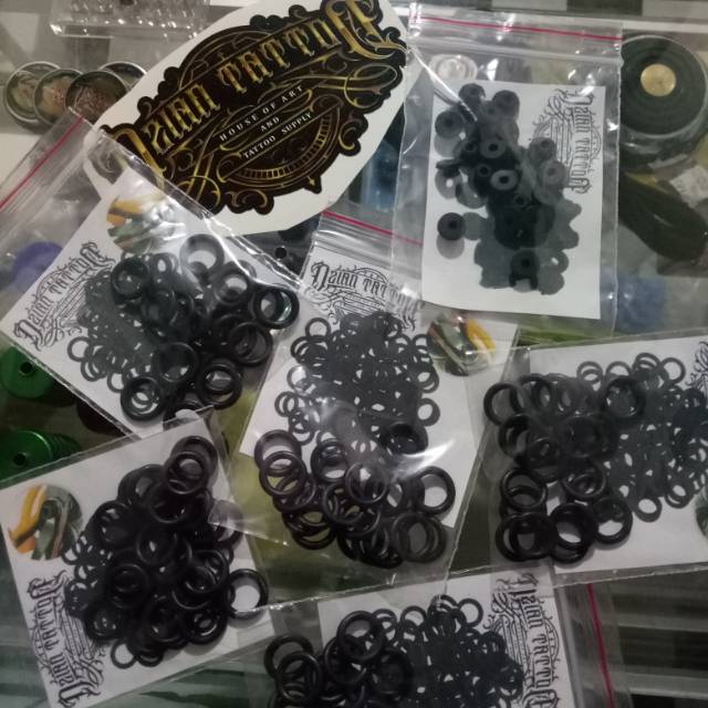 O-ring coil Karet pengait spring pada mesin koil tatto