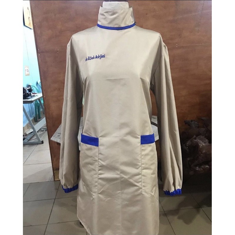 APD Taslan kombinasi motif belakang tali