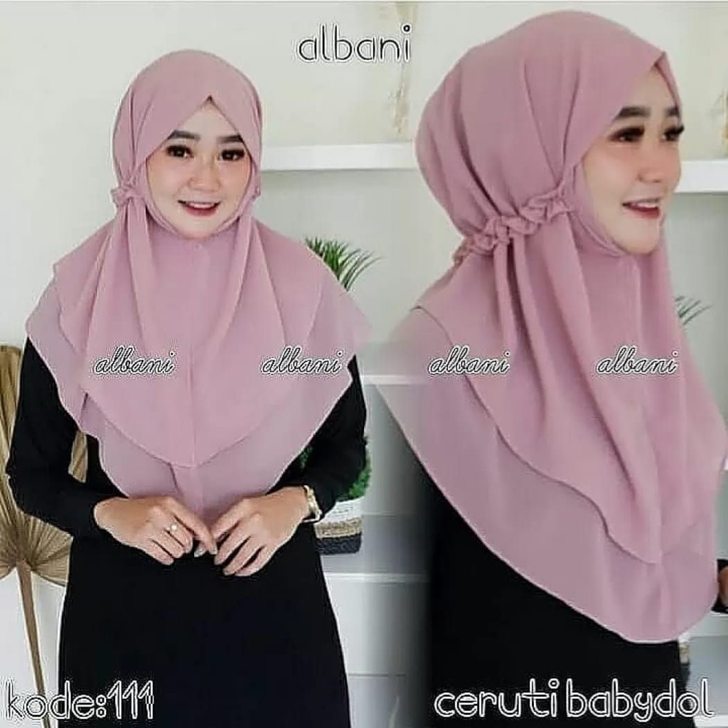 HIJAB INSTANT RUBIAH NON PED CERUTY ORI NURIE