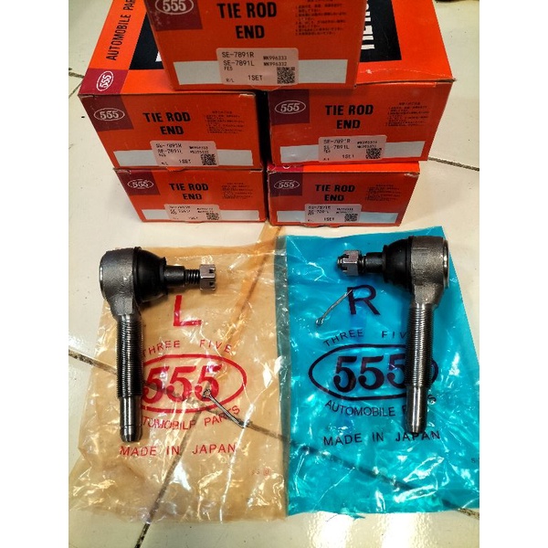 TIE ROD TIEROD END MITSUBISHI PS125 CANTER TURBO 555 JAPAN ORIGINAL 1SET