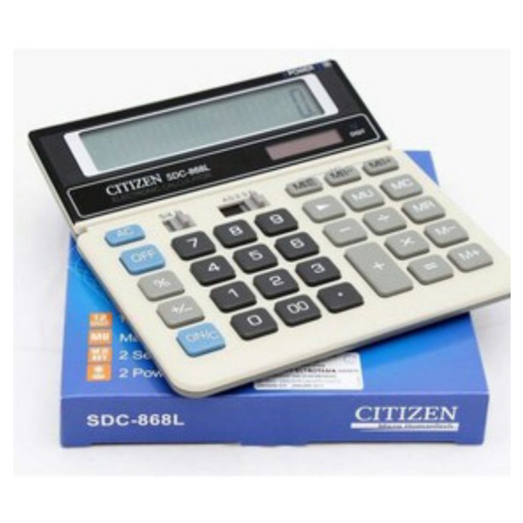 

Calculator Citizen SDC 868 L elektronik calculator 12 digit ( Original )