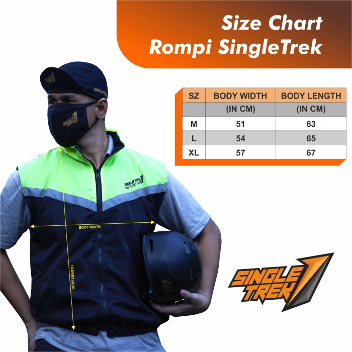 Rompi Sepeda Singletrek1 bahan Microfiber Rshorts Stabillo hitam