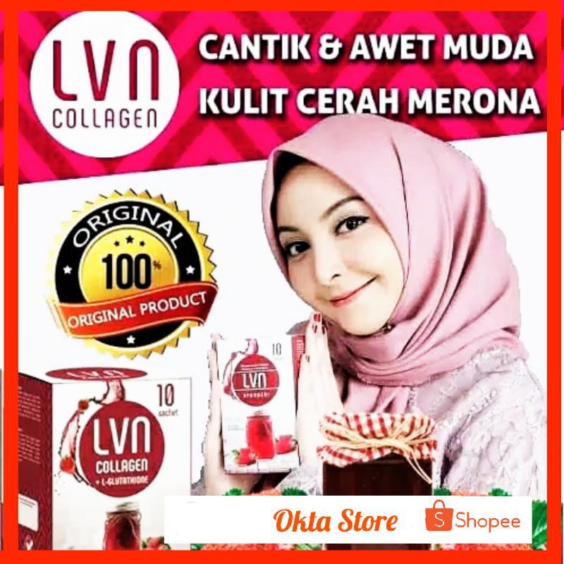 LVN collagen original perawatan kulit glowing