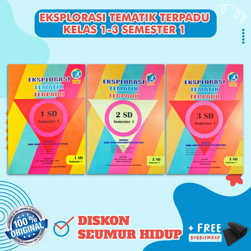 EKSPLORASI TEMATIKTERPADU SD KURIKULUM 2013 ED. REVISI by LBB PROSPEK