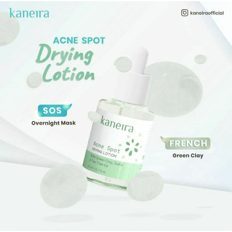 KANEIRA ACNE SPORT DRYING LATION / Masker Jerawat / Obat Jerawat /Mengempeskan Jerawat
