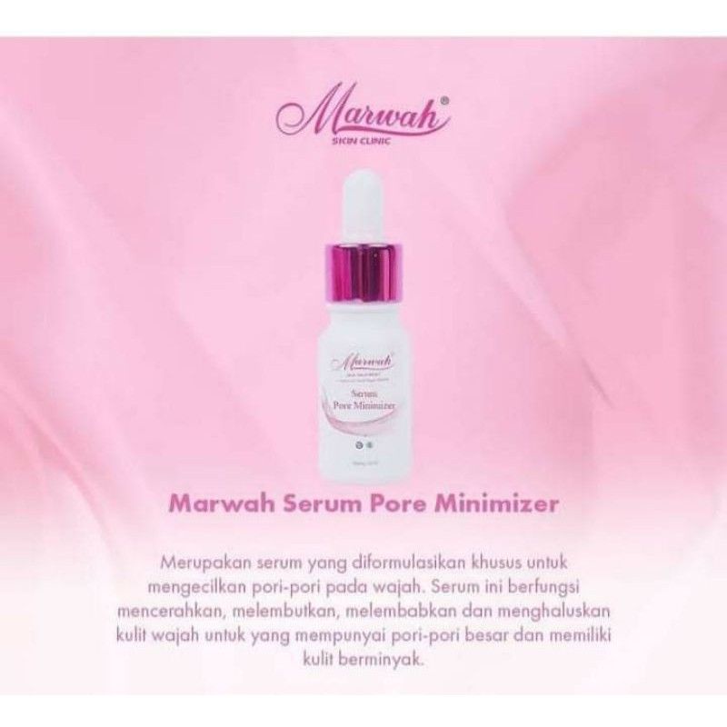 Marwah Serum Pore Minimizer (untuk mengecilkan pori pori)